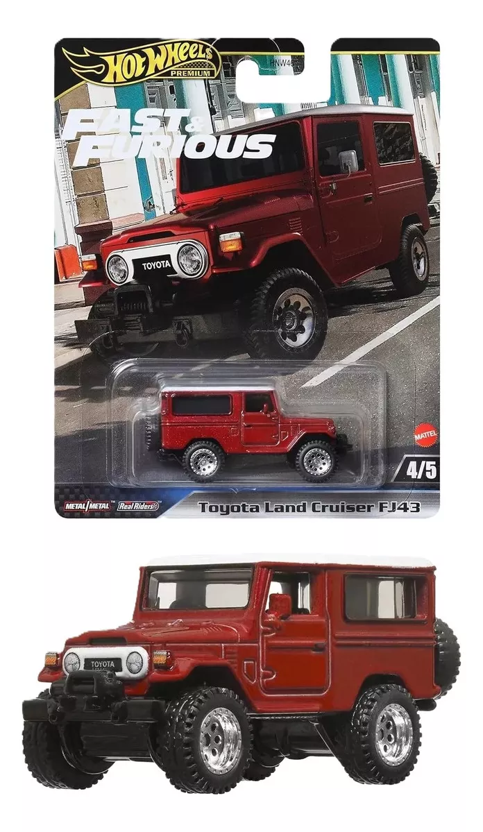 Hot Wheels Fast & Furious Toyota Land Cruiser Fj43 Color Rojo