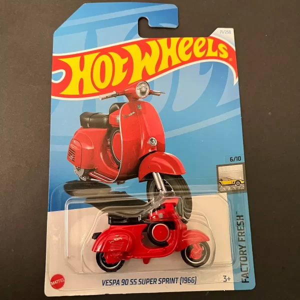 Hot Wheels Vespa 90 Ss Super Sprint (1966) (2024) Primera Ed - Imagen 2