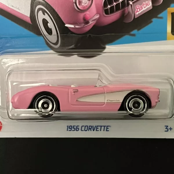 Hot Wheels Barbie 1956 Corvette (2023) Primera Edicion - Imagen 3